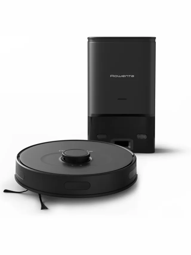 Rowenta X-Plorer Serie 75S+ RR8585 - Robotstofzuiger met dweilfunctie - Automatisch leegstation - Zwart