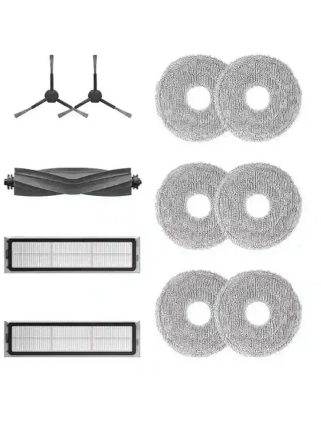 Dreame Accessoires Set Voor Schoonmaakrobot L10S Pro Gen 2 Compleet Transparent