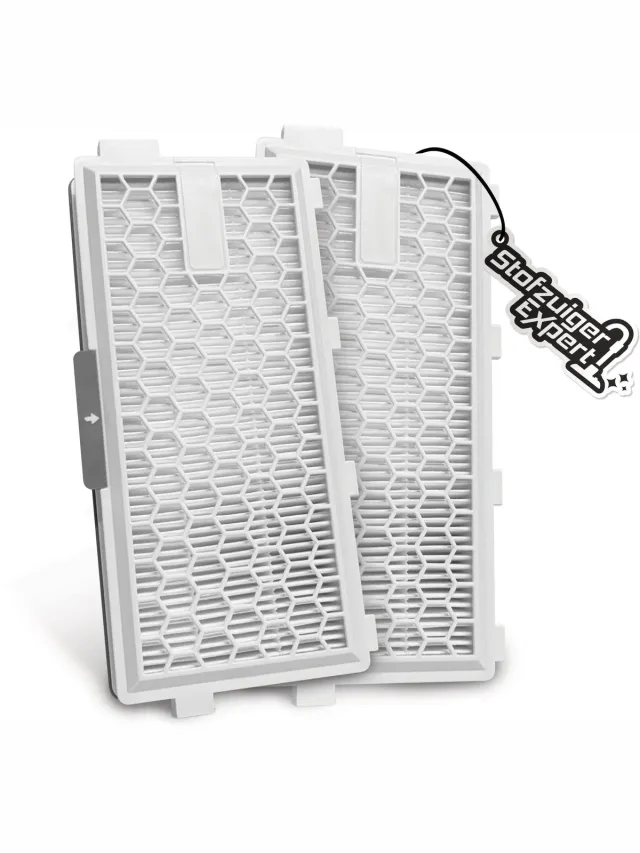 Stofzuiger Expert 2x HEPA 13 Filter Geschikt voor Miele – Kwalitatieve Vervanger voor SF-HA-50 - O.A. Geschikt Voor Miele Guard L1, M1, S1, Compact C1, Complete C2, Complete C3 en de S4, S5, S6, S8, S8000, S6000, S5000 en S4000 series Wit (H13 HEPA)