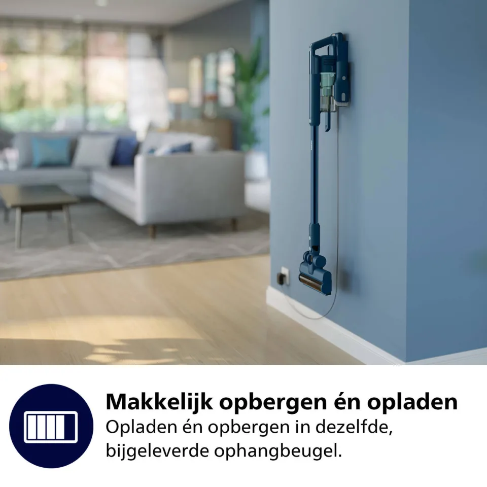 Philips XC3033/01 draadloze steelstofzuiger zwart, foto 5