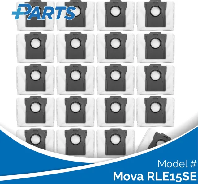 Plus.Parts Mova RLE15SE Stofzakken (20 Stuks, Plus.Parts® alternatief voor RDB8) Overig