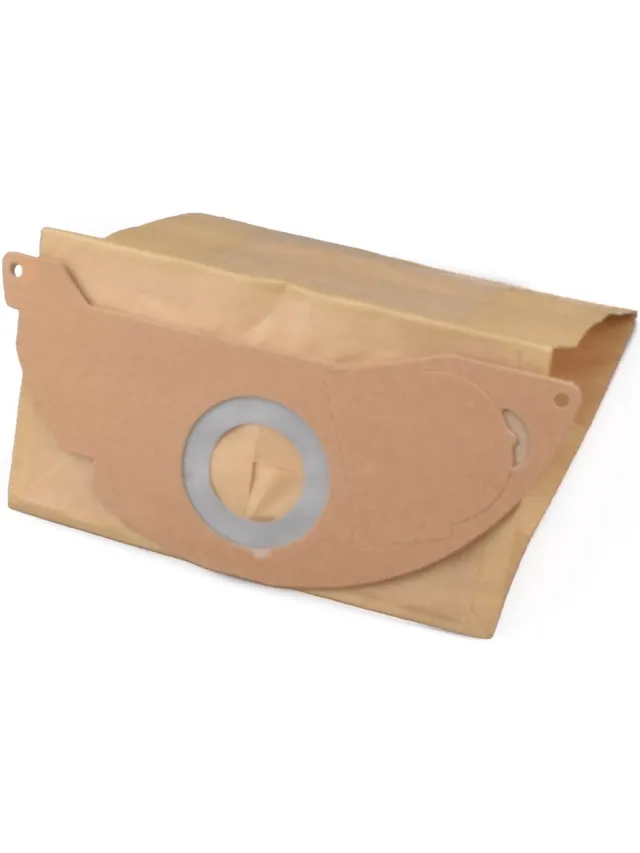 Covako Geschikt voor KARCHER. 10 stuks. stofzuigerzakken voor WD2, KNT2, 6.904-322.0, KFI222, Papier. COVAKO Merk