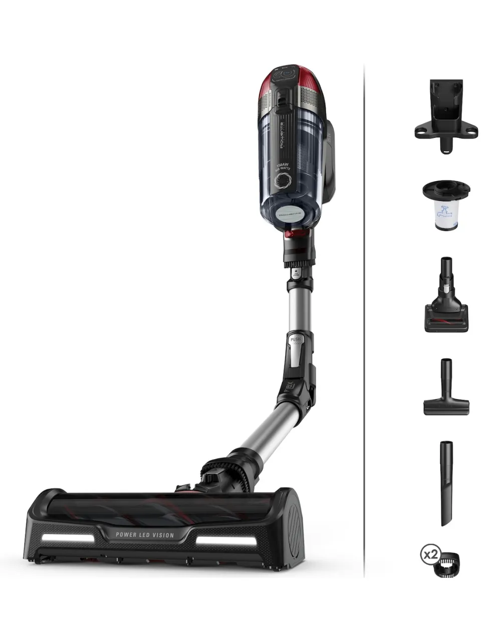Rowenta RH98A7 steelstofzuiger zwart, foto 3