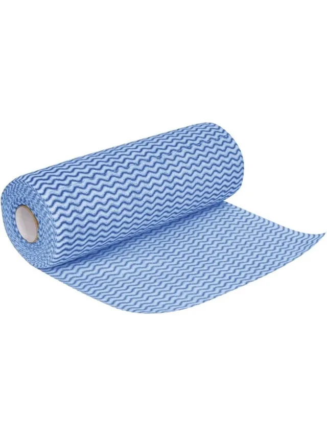 Jantex niet geweven doekjes blauw