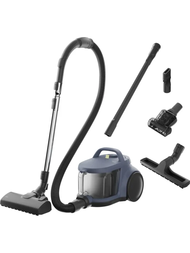 AEG AL51A3LDB Animal 5000 - Stofzuiger zonder zak - Ultimate Power zuigmond - Voor huisdieren - Parketzuigmond - Tuborborstel - Zakloos - 9 meter actieradius - Vacuum cleaner - Zakloze stofzuiger - 2L - 5 mondstukken Blauw