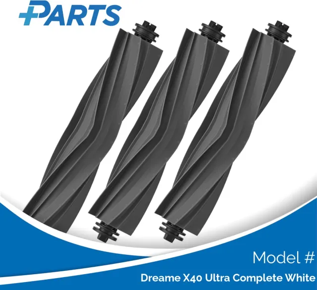 Plus.Parts Dreame X40 Ultra Complete White Borstels (3 Stuks, Plus.Parts® alternatief voor RMSRB0) Overig