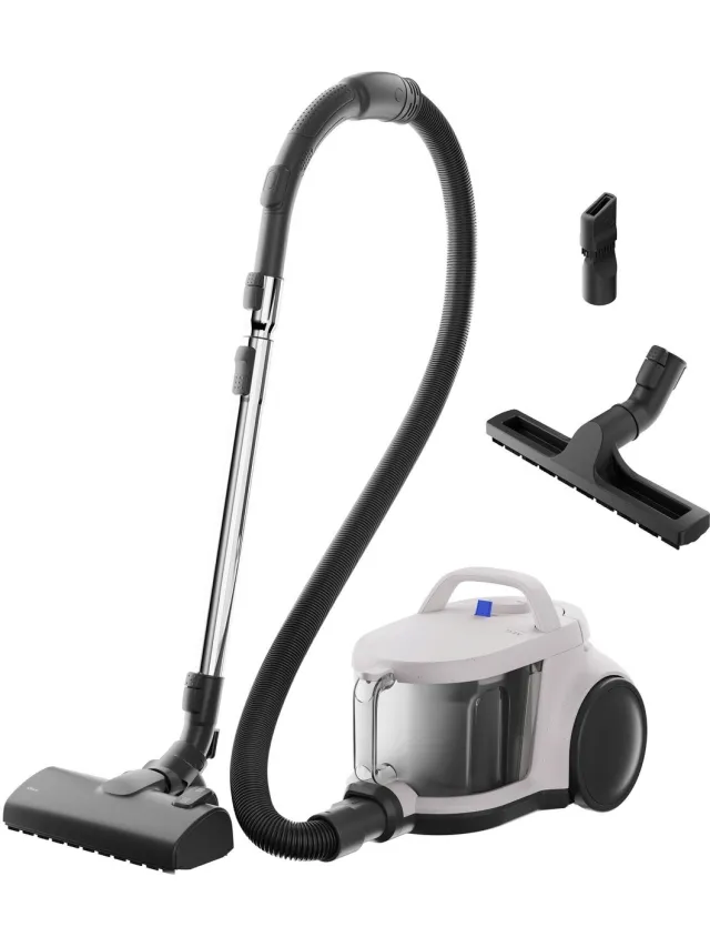 AEG AL51C2SW Clean 5000 - Stofzuiger zonder zak - Turbozuigmond - 2L - HEPA filtratiesysteem - 9m actieradius - Parketzuigmond - Vacuum cleaner - Zakloze stofzuiger Wit