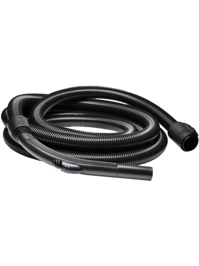 VHBW Vervangingsslang compatibel met Kärcher A 2064 PT *EU (1.629-400.0) stofzuiger - 5,5 m, handvat, 35 mm ronde aansluiting zwart