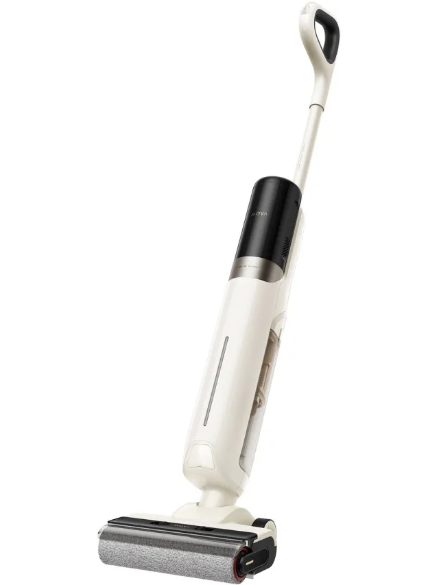 Mova Tech K30 2-in-1-steelstofzuiger Batterij/Accu Droog en nat Zakloos Zwart, Wit 2,6 Ah