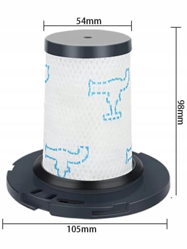 AreoSe HEPA-filter voor TEFAL X-Force Flex 11.60 12.60 14.60 15.60 Rowenta X-Force - 2 stuks