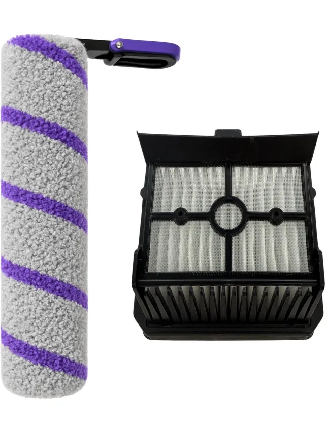 Rowenta Accessoirespakket voor Rowenta X-Clean 10 - Microvezelborstelrol en HEPA-filter Grijs
