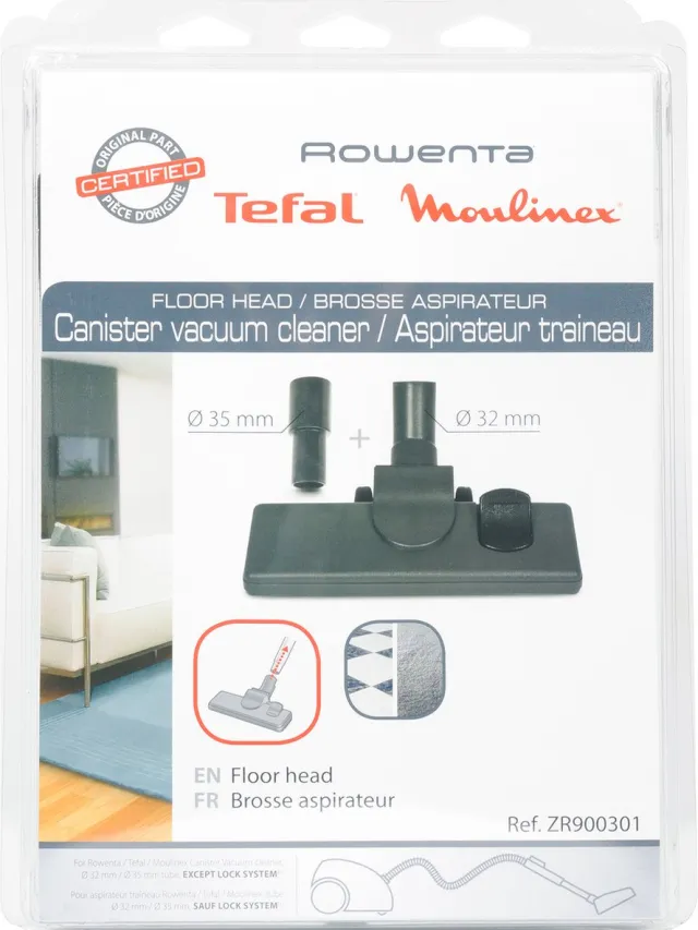 Rowenta Stofzuigerborstel met adapter ZR900301 Zwart
