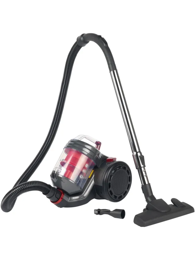 Beldray Cilinderstofzuiger, Compact, Pet Plus+ serie Rood