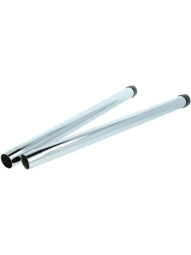 VHBW 3x stofzuigerbuis, 3-delig met verlengstuk, compatibel met Numatic NTD750, NST 220, NTD2003 stofzuigers – 32 mm aansluiting, 50 - 150 cm, zilver