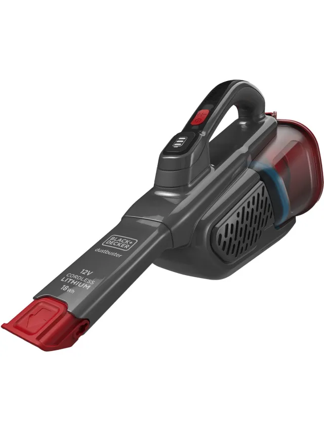 Black & Decker BLACK+DECKER BHHV315J-QW - Kruimeldief Rood