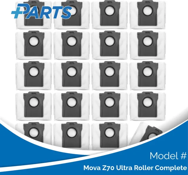 Plus.Parts Mova Z70 Ultra Roller Complete Stofzakken (20 Stuks, Plus.Parts® alternatief voor RDB8) Overig