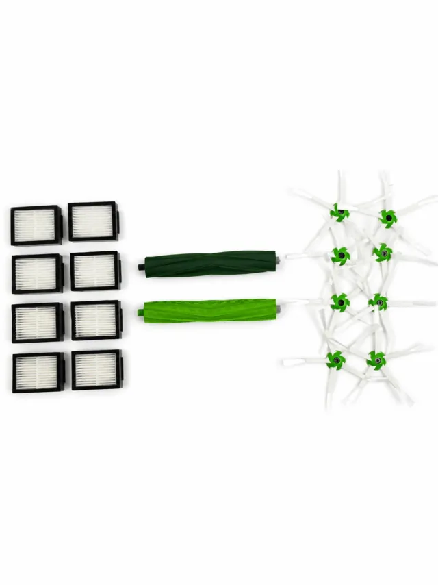 AllSpares Onderdelenset Stofzuiger geschikt voor iRobot E5 / E6 / i7 (17st.)