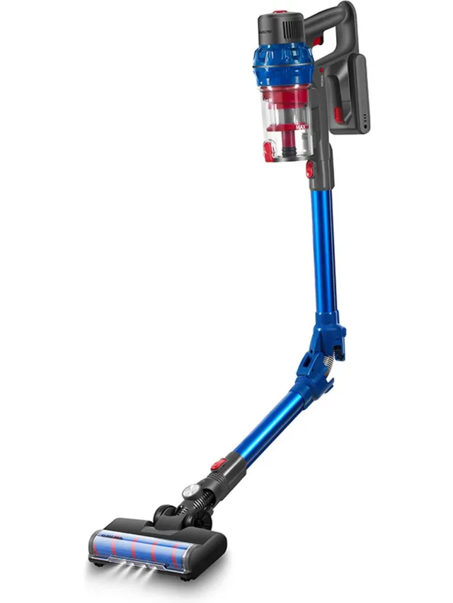 Swiss Pro+ Snoerloze steelstofzuiger V8 29KPA Flexibele Steelstofzuigers Steelstofzuiger Draadloos met Knik Kruimeldief turbo stand led verlichting in mondstuk Sterke Zuigkracht 2023 Model Midnight Blue
