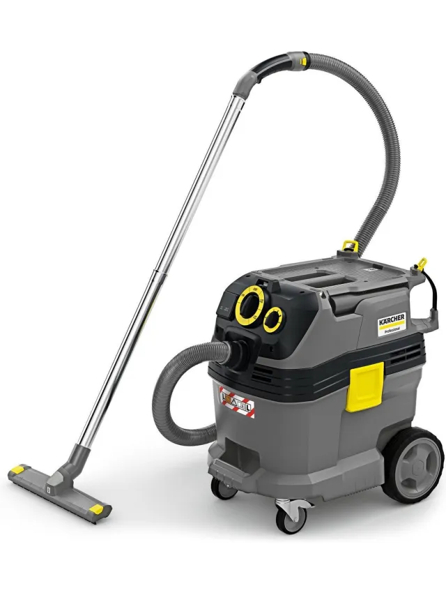 Kärcher Karcher NT 30/1 Tact Te L Serie - Professionele Industriële Stofzuiger - 30L - Tact Filterreinigingssysteem - Compatibel met Elektrisch Gereedschap Grijs;Geel