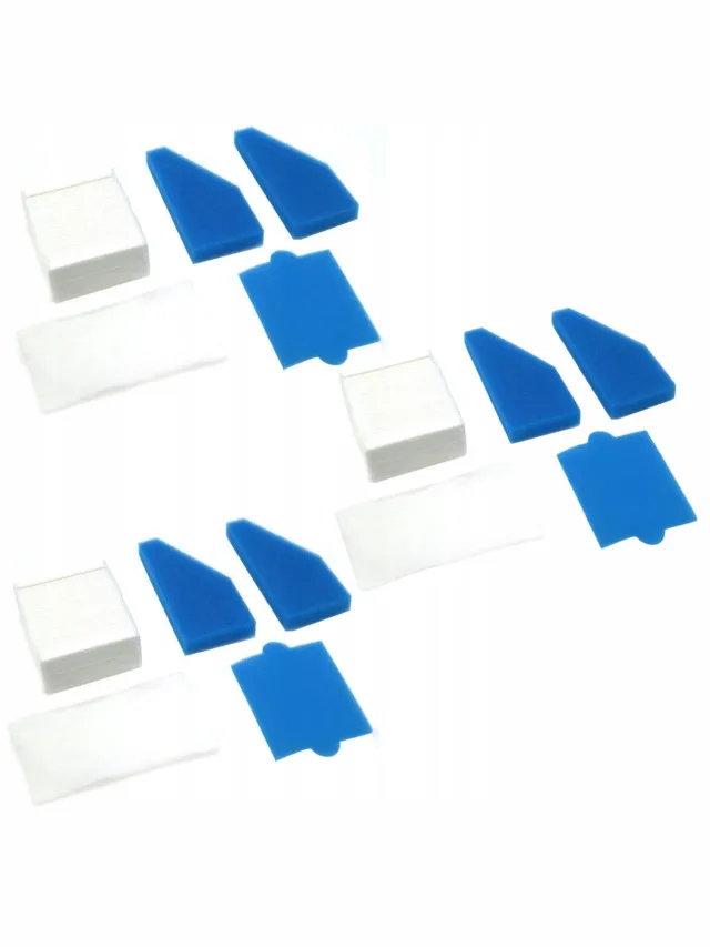 AreoSe HEPA-filter voor THOMAS AQUA + PET & FAMILY - 15 stuks blauw