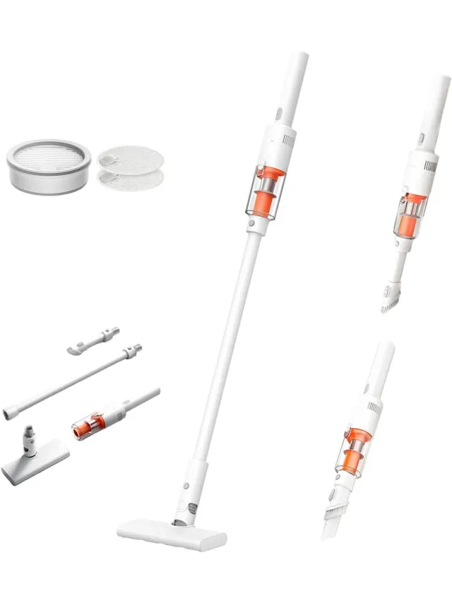 Xiaomi Vacuum Cleaner P30 | Steelstofzuiger | 22000Pa zuigkracht | 2-in-1 met kruimeldief | 1.46kg lichtgewicht | Tot 40 min | Snoerloos | Meerdere accessoires White