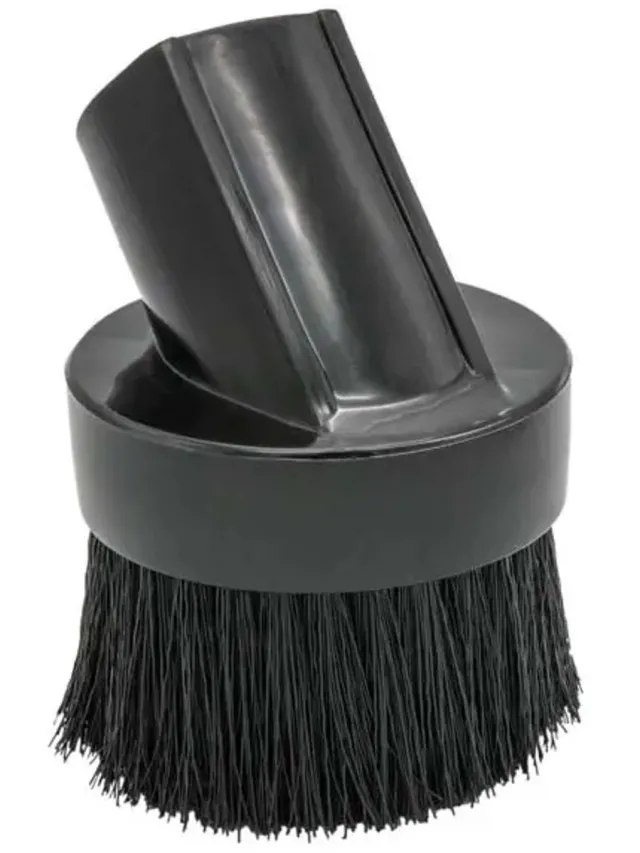 SQOON Plumeau 32 mm geschikt voor o.a. AEG, Electrolux, Philips stofzuigers - Gelijk aan model: 601144, 1408244500 - Met zachte nylon haren voor delicate oppervlakken zwart