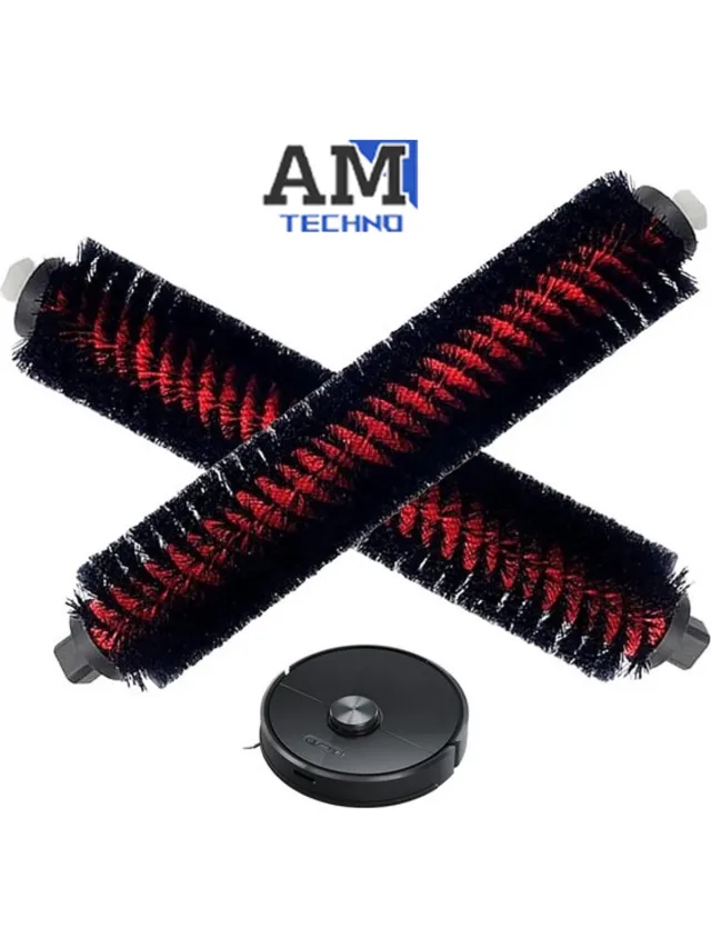 AMtechno Accessoireset geschikt voor Roborock S7 Pro Ultra, Reinigingsborstel, 2 stuks rolborstel, hoofdborstel for Roborock accessoires, hogesnelheidsreinigingsrolborstels for Roborock S7/S8 Maxv Zwart