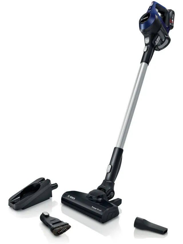 Bosch BCS611P4A steelstofzuiger zwart Blauw