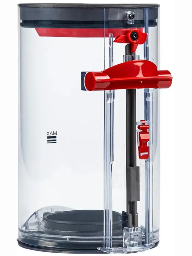 SQOON Stofreservoir geschikt voor Dyson V10/SV12 - Gelijk aan model: 969509-01 - Groot formaat 195 mm - Ideale vervanging voor versleten opvangbak Transparant