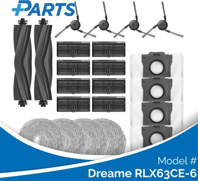 Plus.Parts Dreame RLX63CE-6 Onderhoudsset (Plus.Parts® alternatief voor RAK49) Overig