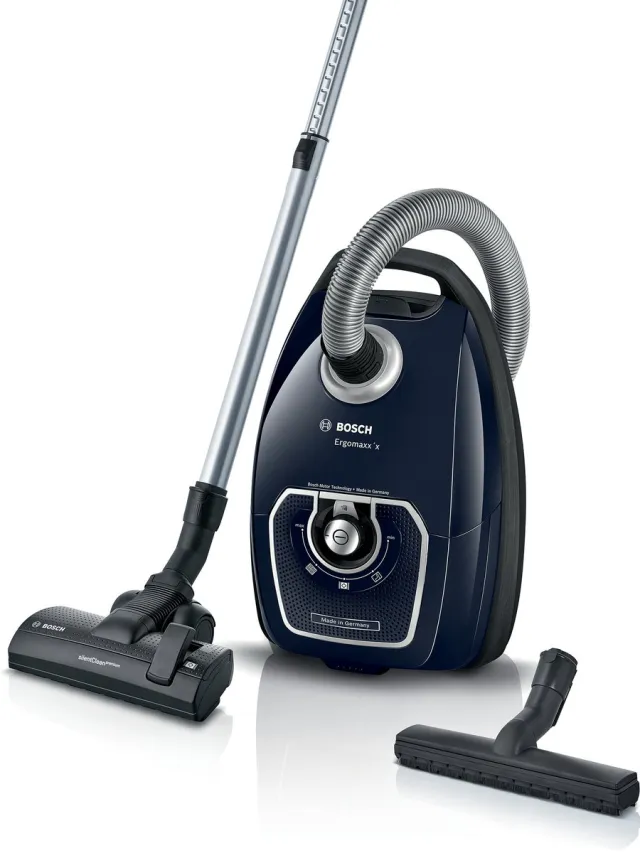 Bosch BGB7X420 stofzuiger 2 l Trommelstofzuiger Droog 650 W Stofzak Blauw