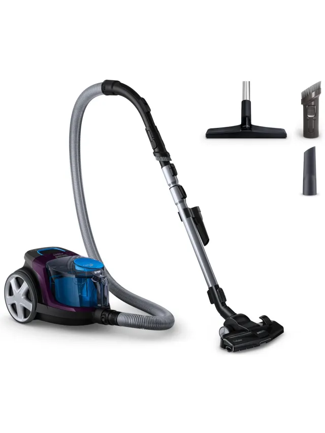 Philips FC9333/09 stofzuiger zonder zak blauw Zwart