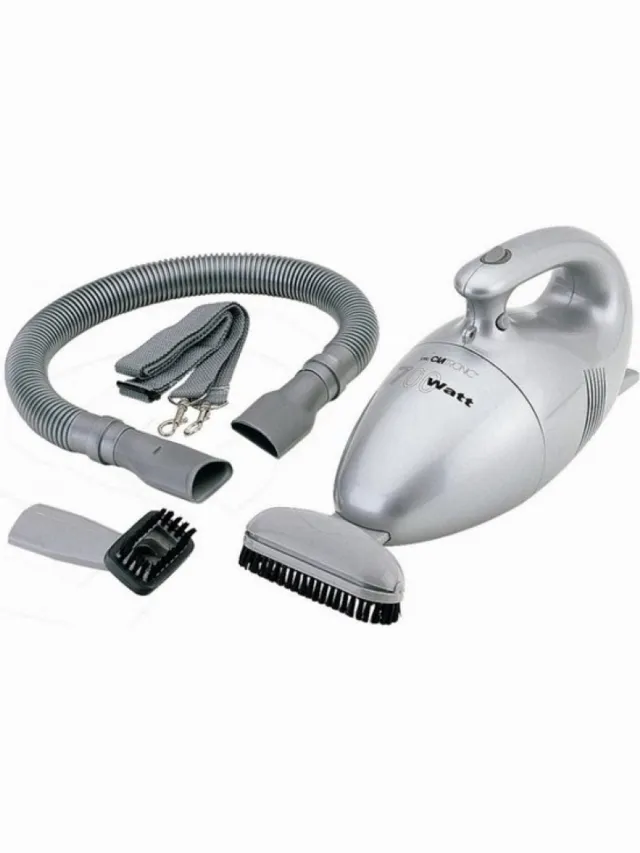 Clatronic HS 2631 - Kruimelzuiger - Ministofzuiger - Handstofzuiger Grijs