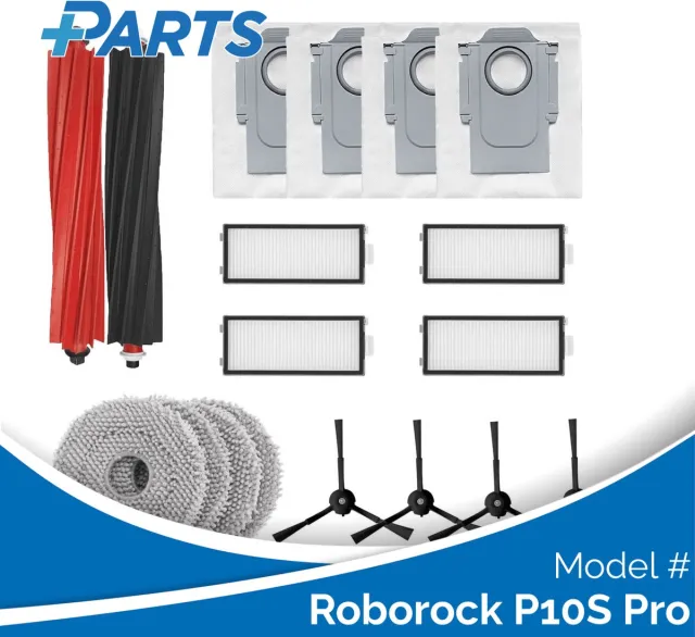 Plus.Parts Roborock P10S Pro Onderhoudsset (Plus.Parts® alternatief voor QREVO MASTER SLIM MAINTENANCE SET) Overig