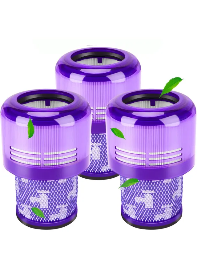 OYLCDI Staubfilter HEPA Ersatzfilter kompatibel mit Dyson V11 V15 SV14 waschbarer Staubsaugerfilter für Akkustaubsauger