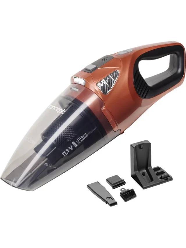 Concept VP4360 handstofzuiger Zwart, Bruin