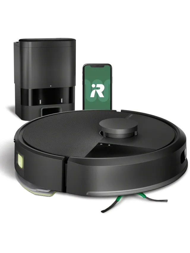 Irobot Roomba Combo 105 Serie - Robotstofzuiger - Automatisch Opladen - Mopfunctie Zwart
