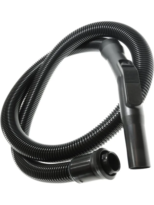 Dparts stofzuigerslang geschikt voor Nilfisk stofzuiger GM/GS 80/90 en King series - voor GS80 GS90 GM80 GM90 GM200 GM300 GM310 GM400 GM410 - slang met greep - 12041500 Zwart
