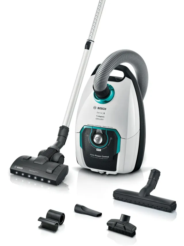 Bosch BGL8HYG0L stofzuiger 5 l Cilinderstofzuiger Droog 890 W Stofzak Zwart;Wit