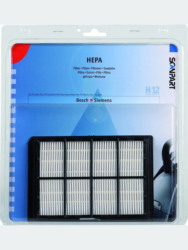 Scanpart hepafilter H12 (niet uitwasbaar) kleurenmix