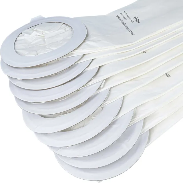 VHBW 30 stuks stofzakken, compatibel met Nilfisk GD 5 HEPA, 5 Battery, 5, 5 Back, 5 Fly stofzuigers – 21 cm x 16 cm, wit