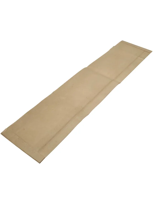 VHBW 5 stuks vervangende stofzakken voor Bosch 2609256F32 voor stofzuigers - 85,95 cm x 19,9 cm bruin