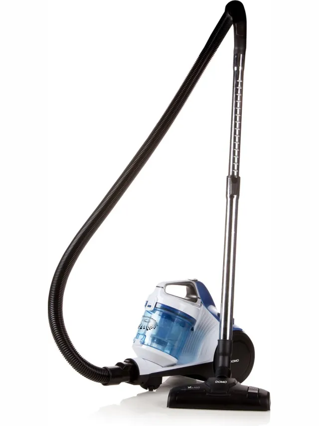 Domo DO7286S Stofzakloze stofzuiger - 1,5 L - 700 W - wit/blauw