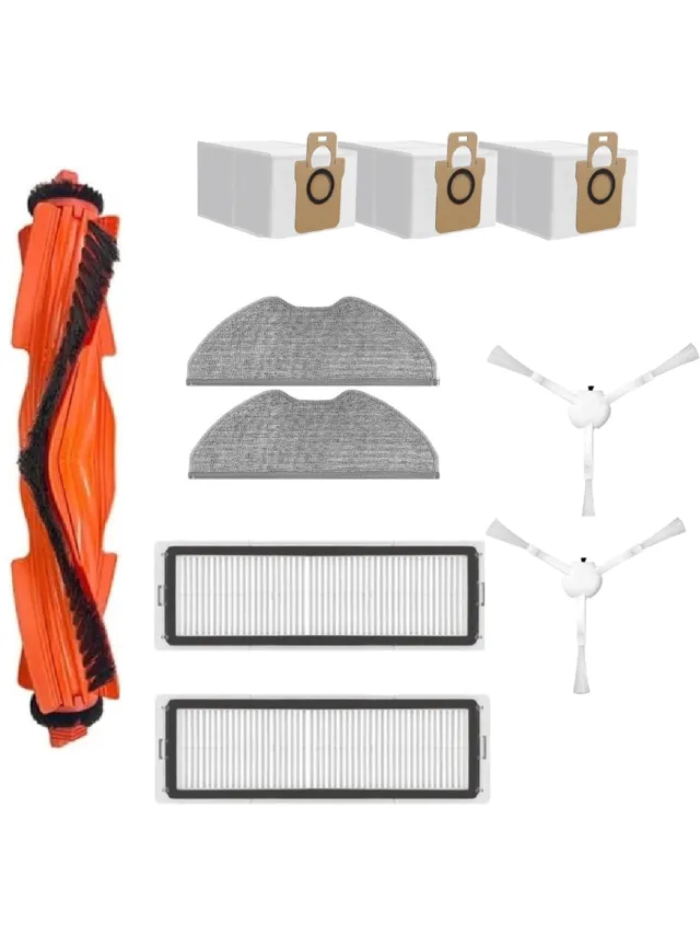 Wclavion Volledige onderhoudsset, 10-delige set - Geschikt voor Xiaomi H40 robotstofzuiger OV51