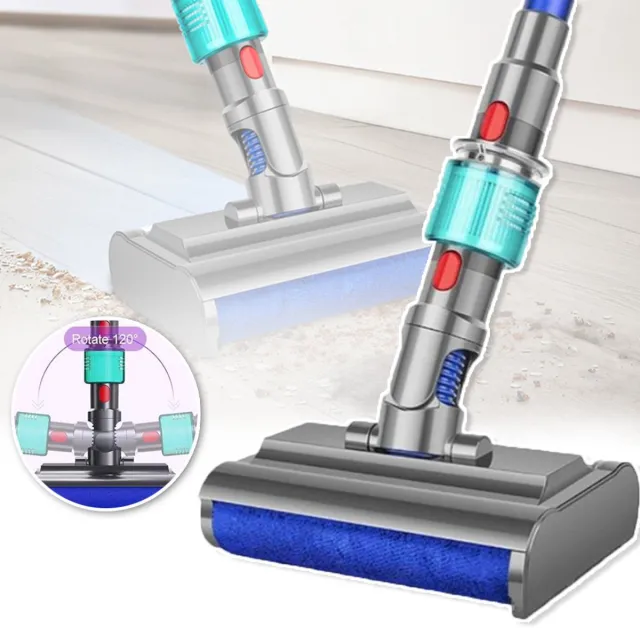 CHOOLY Stofzuigerborstel Met Groene LED-Verlichting - Geschikt Voor Dyson V7 V8 V10 V11 V15 - Anti-Klit Nylon Borstelharen Gemakkelijk Schoon Te Maken En Wasbaar - Ideaal Voor Dierenharen En Stof Op Harde Vloeren