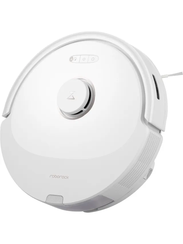 Roborock Q8 Max - Robotstofzuiger - Wit - Borstel Dubbele reinigingskracht - Tech Obstakel Vermijden