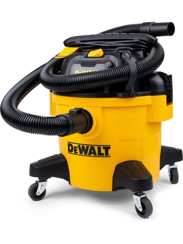 DeWalt DXV20PTA 20L Nat- en Droogstofzuiger 230V geel