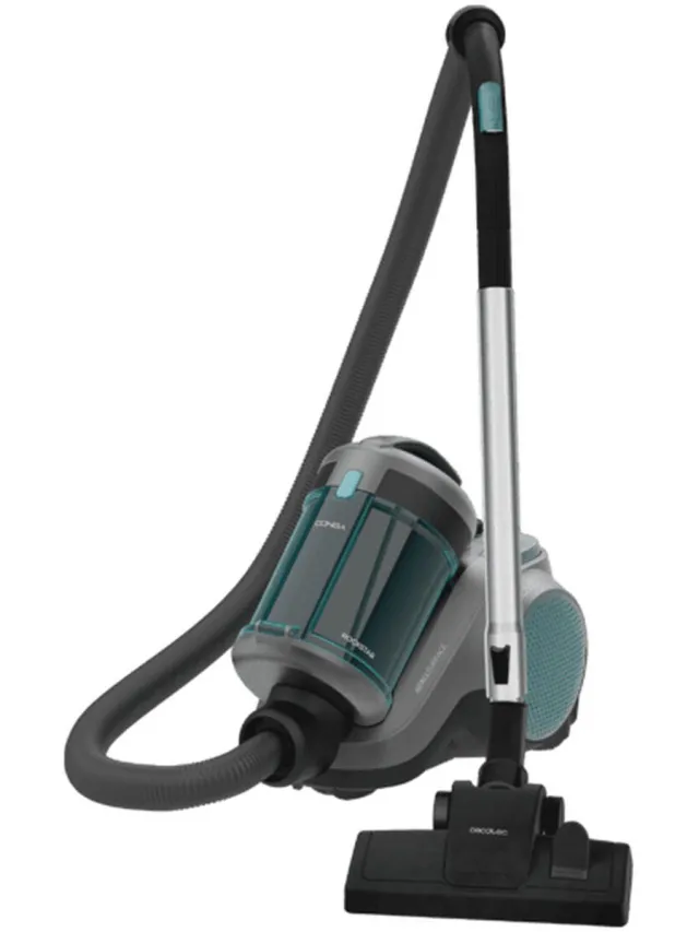 Cecotec Stofzuiger Conga Rockstar Cyclonic Powerbag 900W 2L Zwart/Grijs huisdierfilter Groen;Grijs
