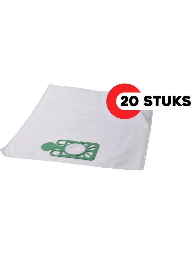 Covaco Geschikt voor NUMATIC. voordeelpak 2 x 10 stuks. Stofzuigerzakken voor Henry, Nupro, HenryEco, Hetty, 604015, NVM-1CH, Synthetisch. COVAKO Merk synthese