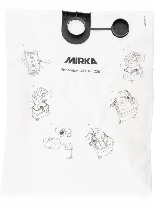 Mirka DEXOS 1230 Fleece Stofzak - 5 stuks Meerkleurig